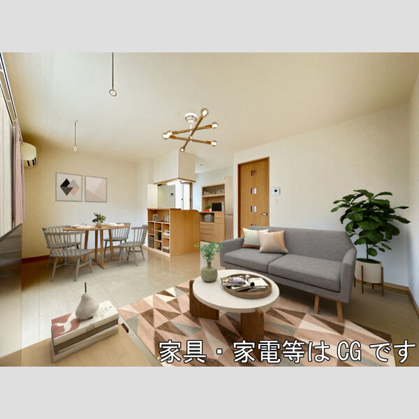 居室・リビング (LDK(※家具・家電はCGです))