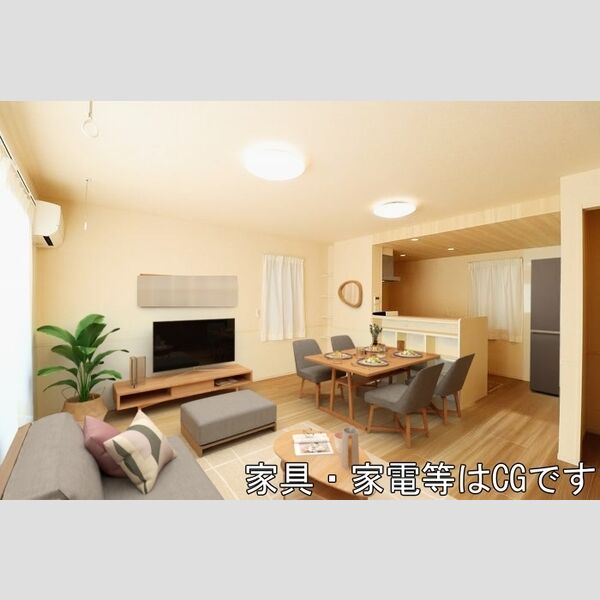 居室・リビング (リビング・居室(家具・家電等はCGです))