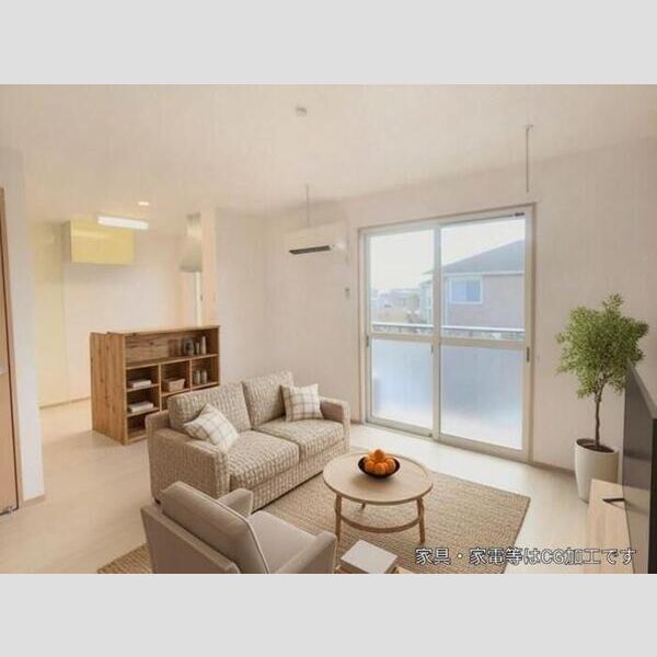 居室・リビング (リビング(※家具家電はCGです))