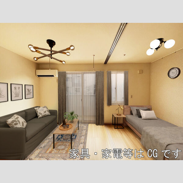 居室・リビング (リビング(家具家電等はCGです))