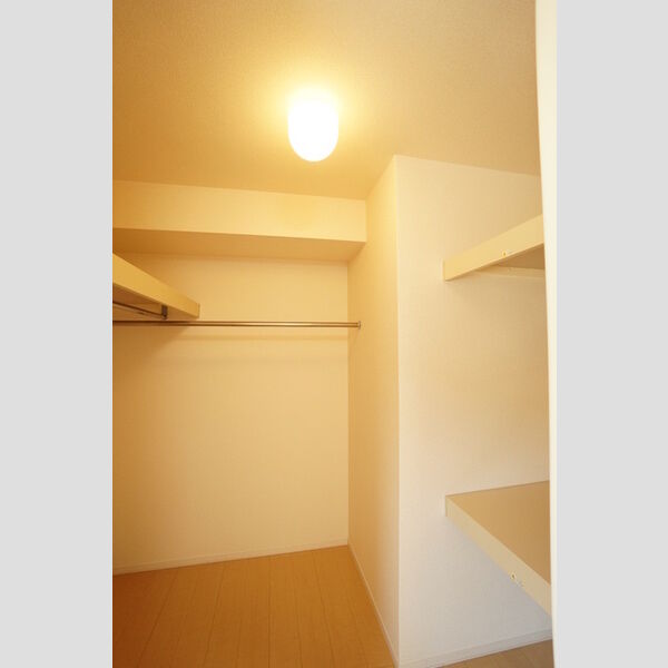 収納 (ウォークインクローゼット内部)