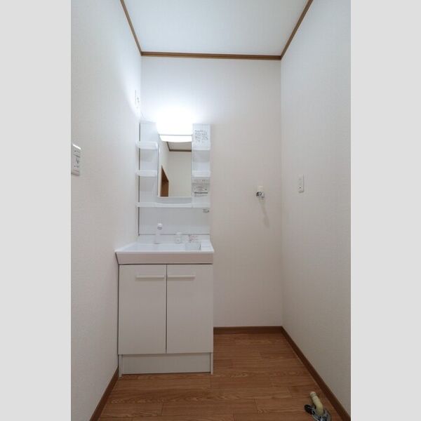 洗面所 (洗面化粧台と洗濯機置き場)