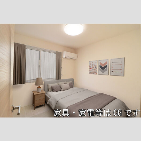 居室・リビング (家具‧家電はCGです)