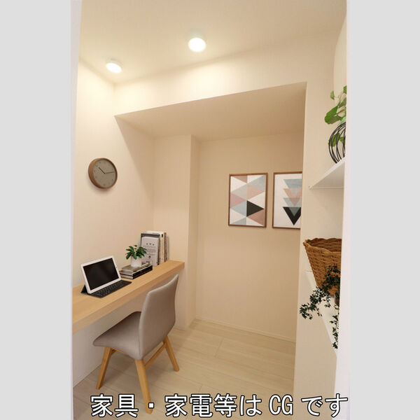 居室・リビング (家具‧家電はCGです)