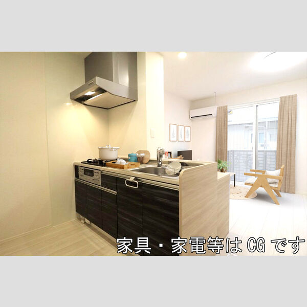 居室・リビング (家具‧家電はCGです)