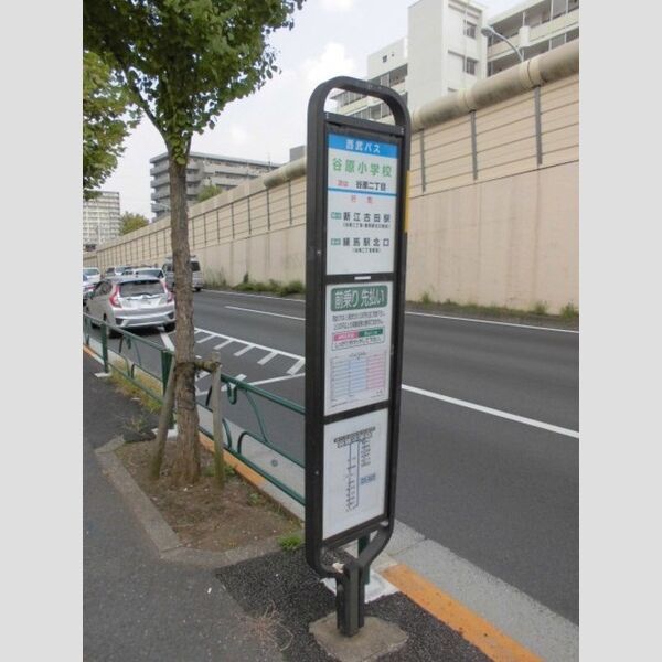 現地周辺 (バス停(西武バス:谷原小学校))