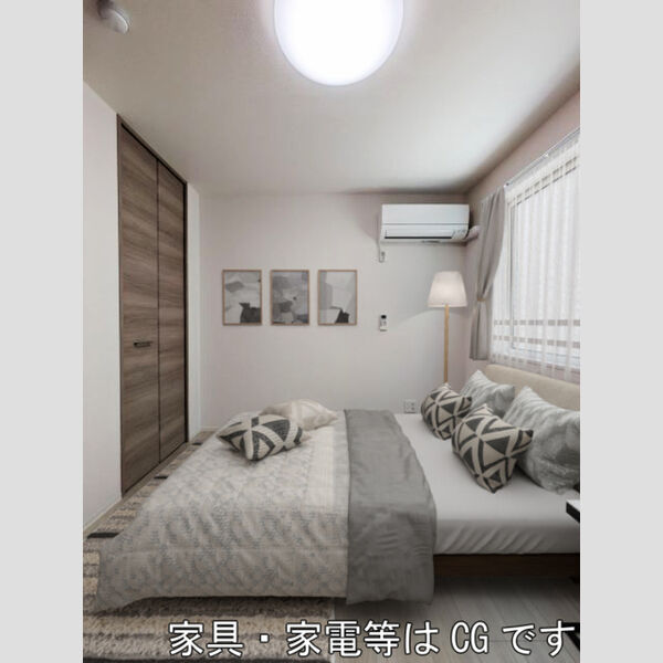 居室・リビング (家具/家電はCGです)