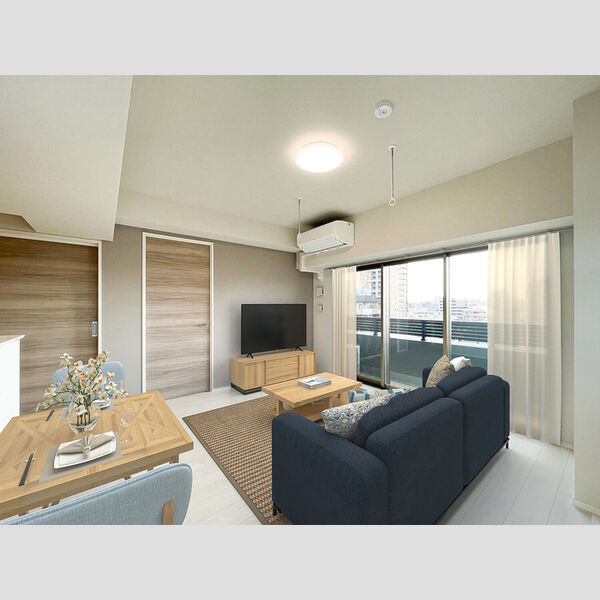 居室・リビング (LDKデジタルステージング)