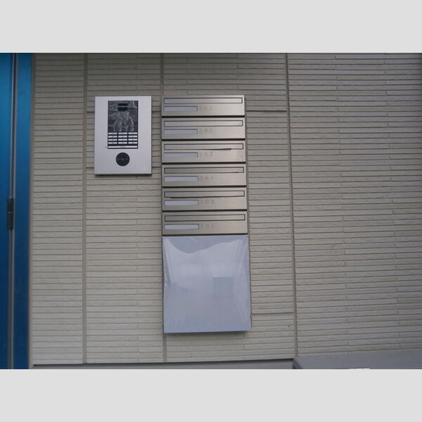 現地周辺 (オートロック&集合ポスト)