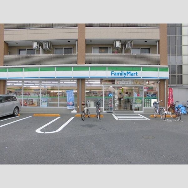 現地周辺 (ファミリーマート西亀有二丁目店まで384m)