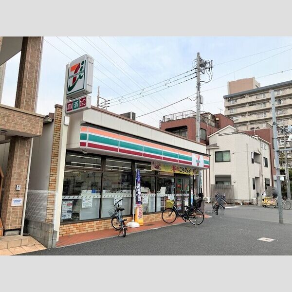 現地周辺 (セブンイレブン足立青井駅前店)