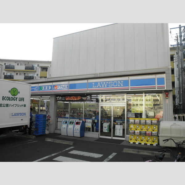 現地周辺 (ローソン江北六丁目店まで徒歩3分(214m))