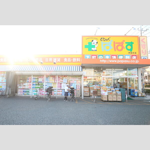 現地周辺 (どらっぐぱぱす伊興本町店まで徒歩8分(590m))