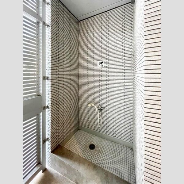 現地周辺 (ペット足洗い場)