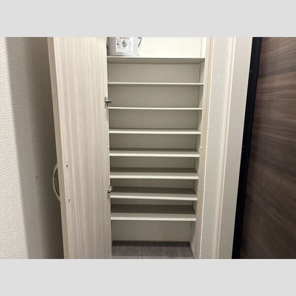 玄関 (201号室　玄関シューストッカー)