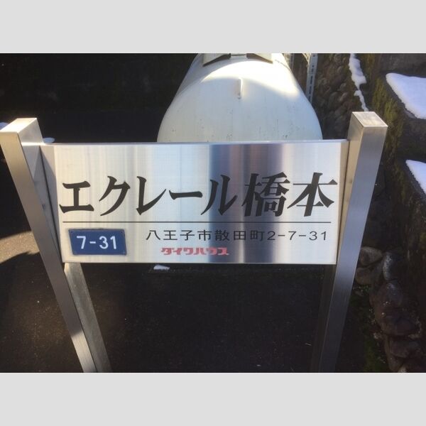 現地周辺 (看板)