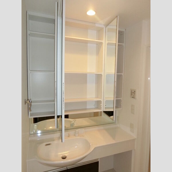 洗面所 (洗髪洗面化粧台(鏡開))