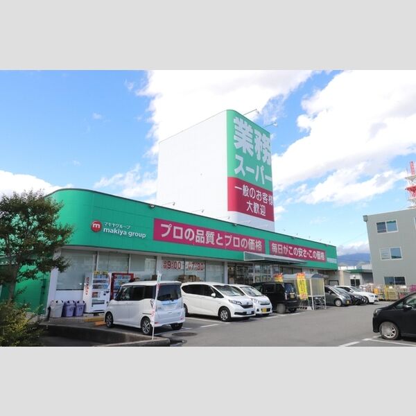 現地周辺 (業務スーパー甲府昭和店まで1180m(徒歩15分))
