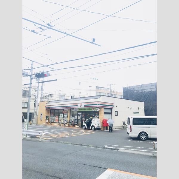 現地周辺 (セブンイレブン　川崎新作店)