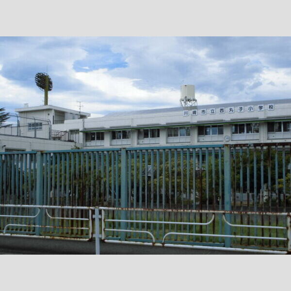 現地周辺 (川崎市立西丸子小学校)