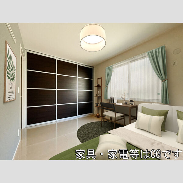 居室・リビング (家具/家電はCGです)