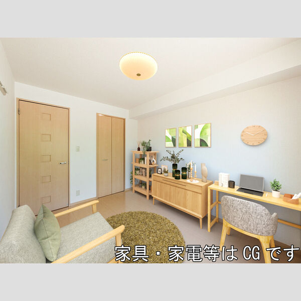 居室・リビング (家具・家電等はCGです)