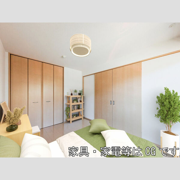 居室・リビング (家具・家電等はCGです)