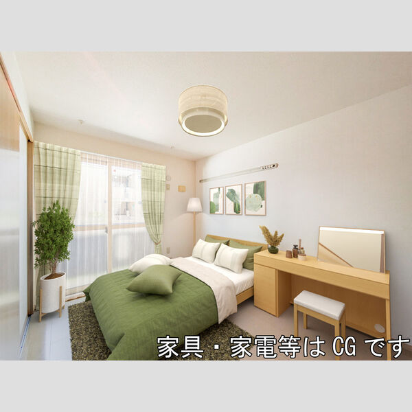 居室・リビング (家具・家電等はCGです)