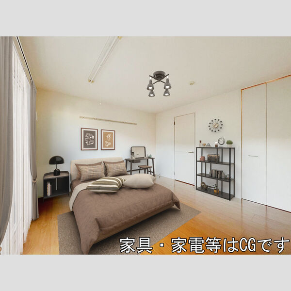 居室・リビング (家具/家電はCGです)