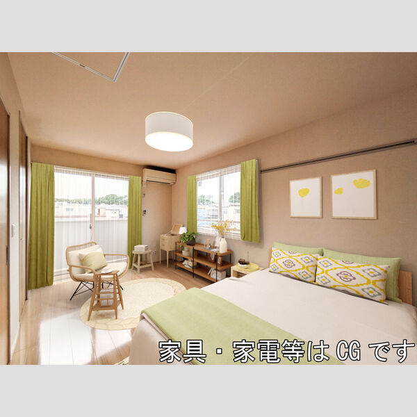 居室・リビング (家具/家電はCGです。)
