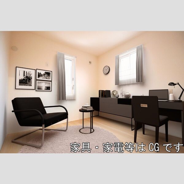 居室・リビング (家具‧家電はCGです)