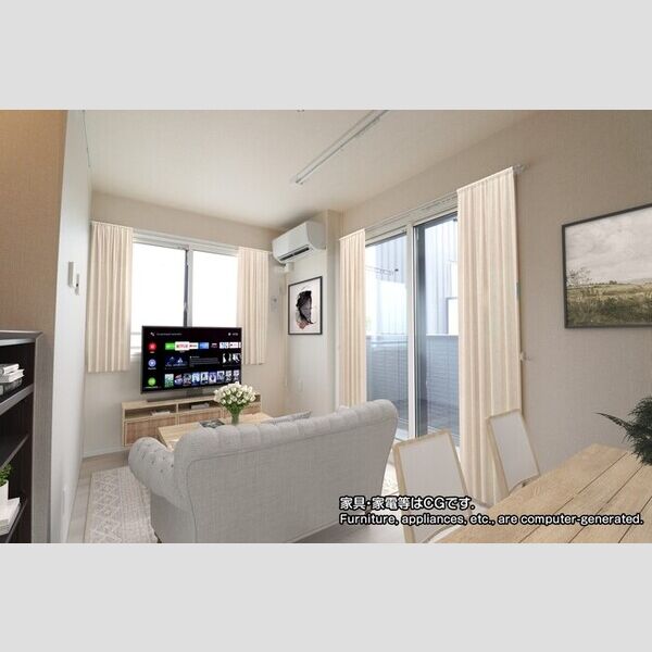 居室・リビング (LDK(家具・家電等はCGです))