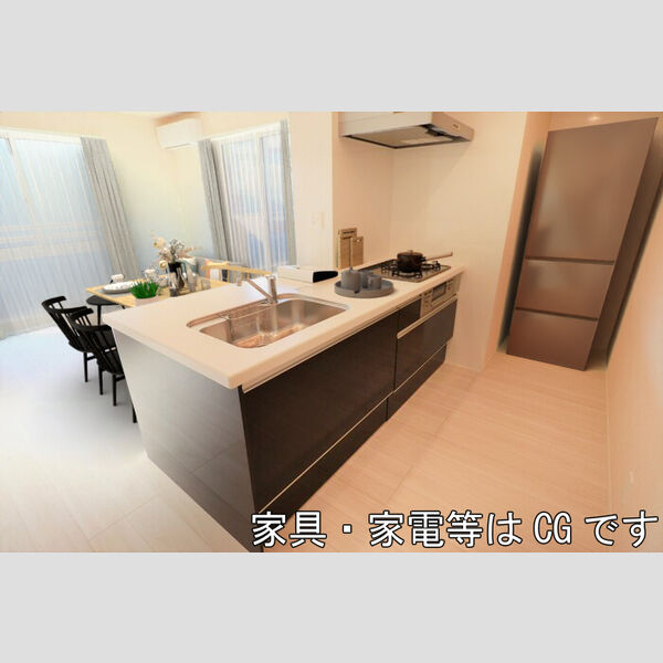 キッチン (キッチン(家具・家電等はCGです))