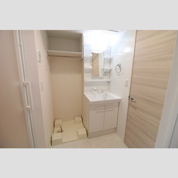 洗面所 (独立洗面台・室内洗濯機置き場)