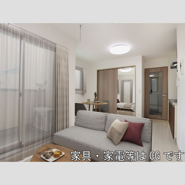 居室・リビング (※家具・家電等はCGです)