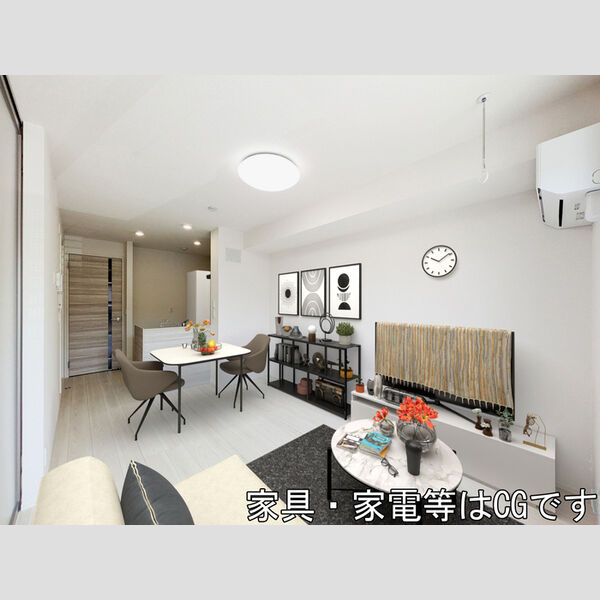 居室・リビング (家具‧家電はCGです)