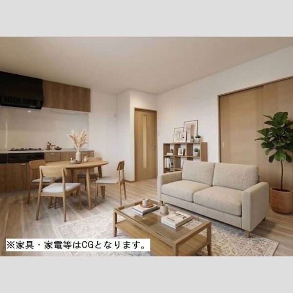 居室・リビング (※家具・家電等はCGとなります)