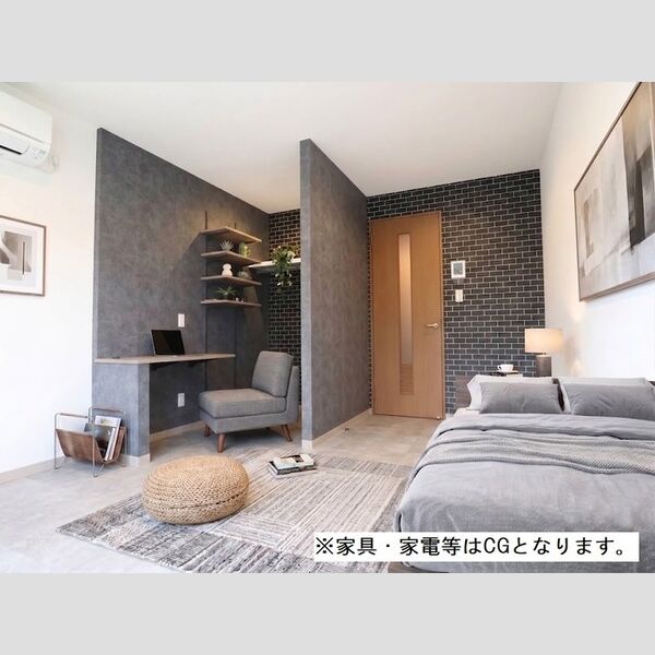 居室・リビング (※家具・家電等はCGとなります。)