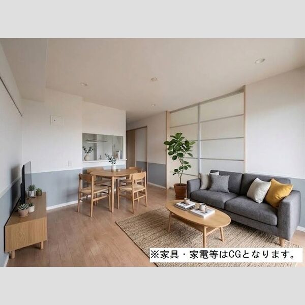 居室・リビング (※家具・家電等はCGとなります)