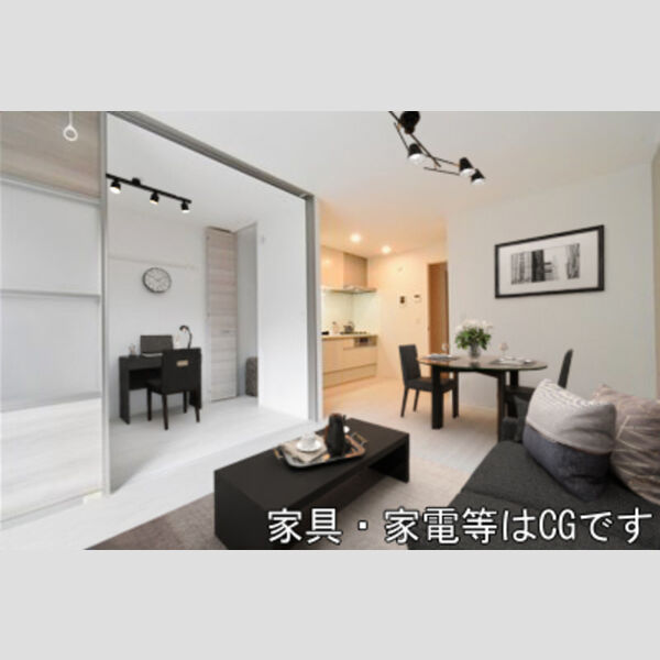 居室・リビング (リビングダイニング(家具・家電はイメージ))