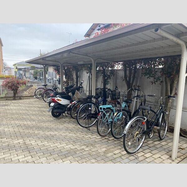 現地周辺 (駐輪場)