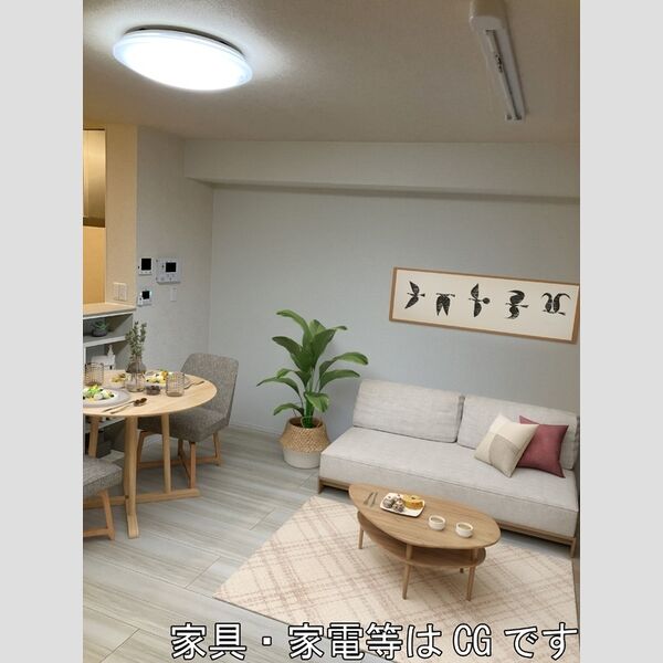 居室・リビング (家具搬入イメージ図)
