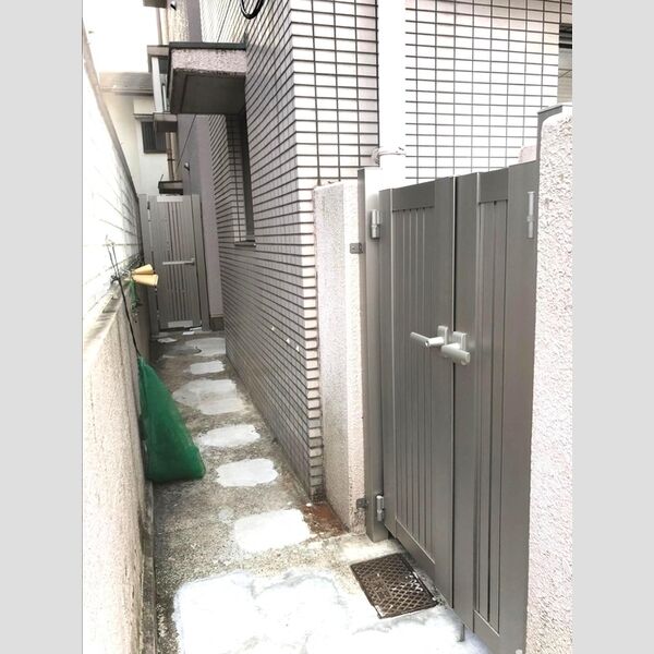 現地周辺 (ゴミステーション)