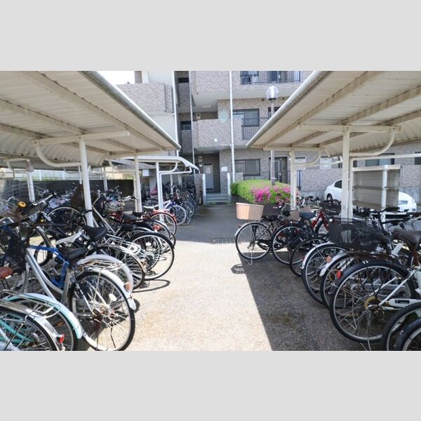 現地周辺 (駐輪場)