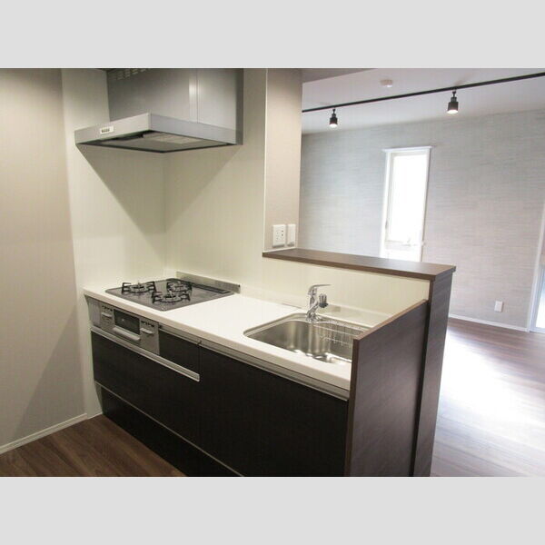 キッチン (対面式3口ガスコンロ付システムキッチン)