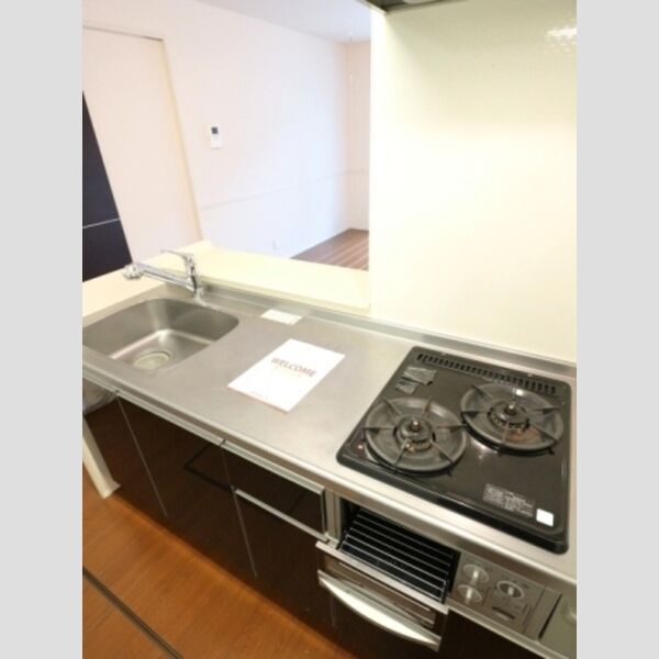 キッチン (ガスコンロ2口グリル付)