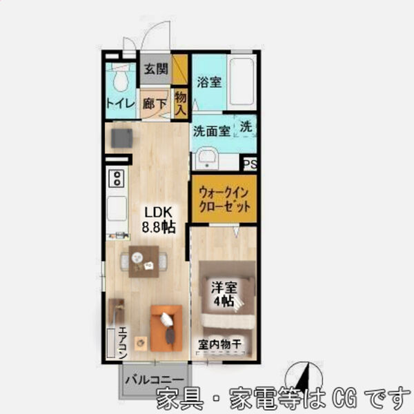 その他 (デコ間取り(家具・家電等はCGです。))