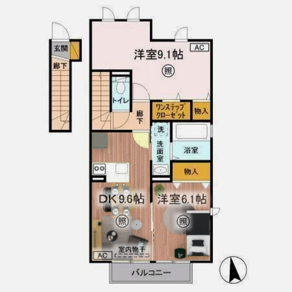 その他 (デコ間取り(家具・家電等はCGです。))