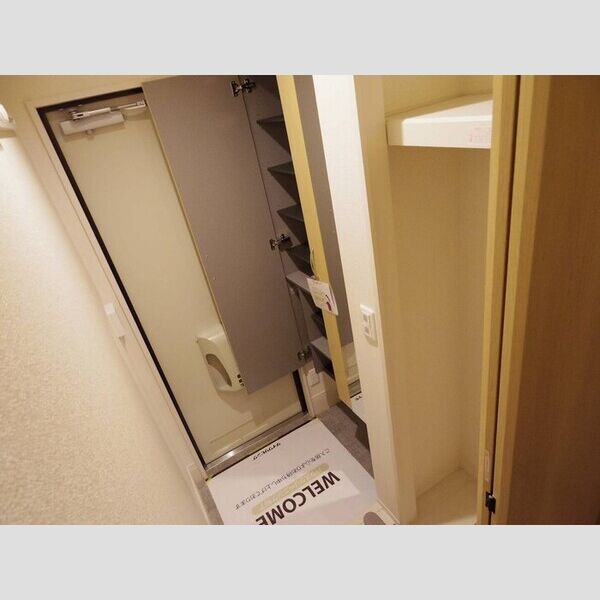 玄関 (トールタイプシューズBOX(姿見鏡付き)・物入れ)