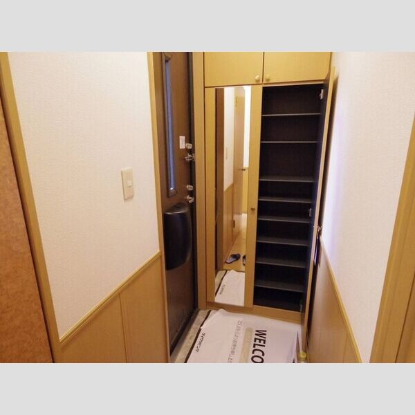 玄関 (トールタイプシューズBOX(姿見鏡付き))